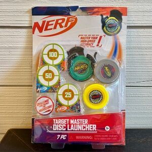 Nerf Target‎ Master Disc Launcher 7 PC Hasbro New